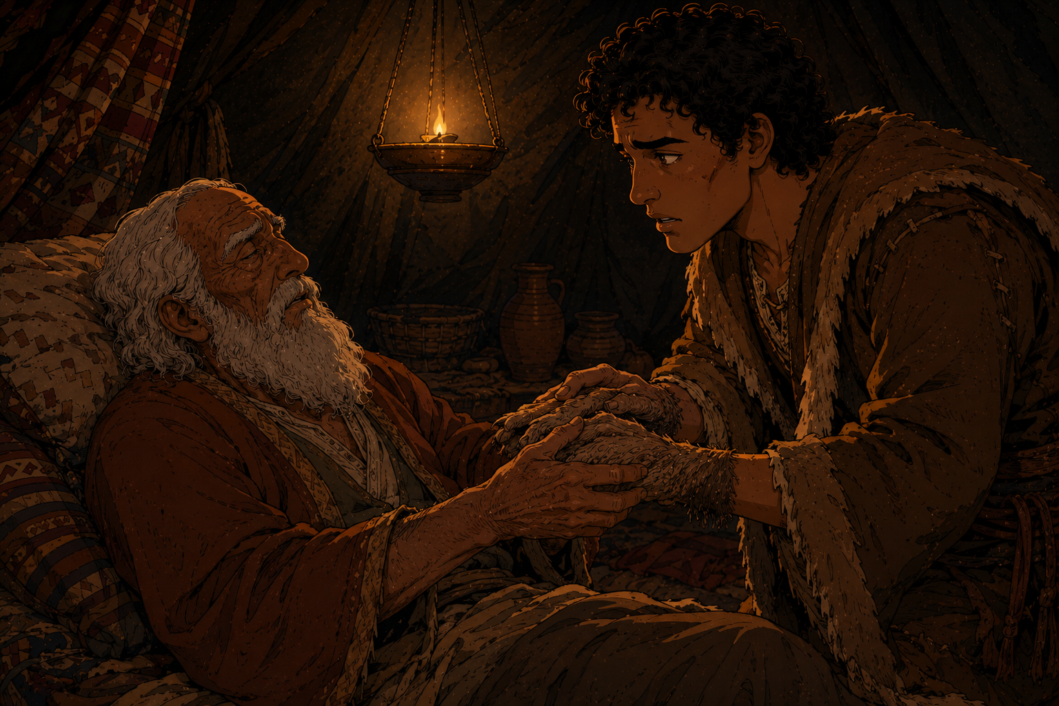 Jacob Before Blind Isaac